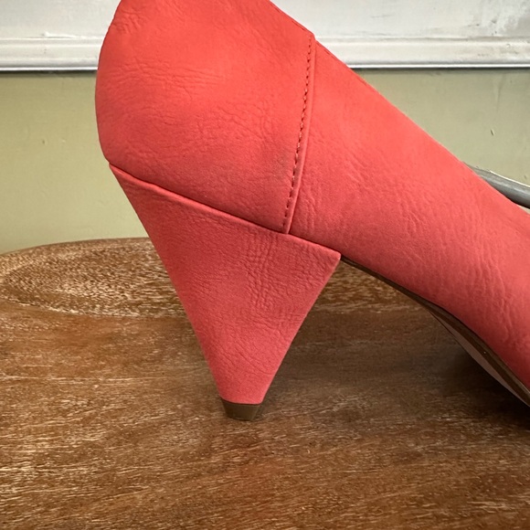 Dorothy Perkins open toe coral NEW women’s size 8.5 US - Picture 5 of 6